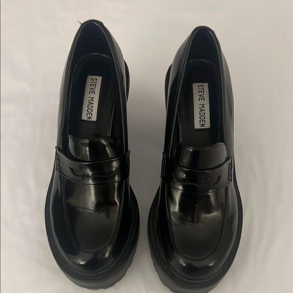 Black Platform Loafers - Picture 4 of 4